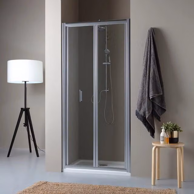 Porta doccia nicchia 70 cm apertura a libro