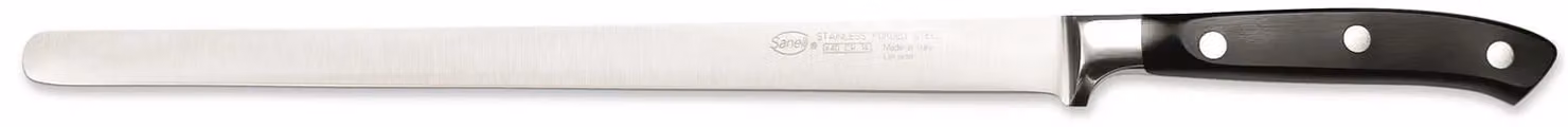 Coltello per prosciutto stretto linea Ergoforge di Sanelli, cm.27