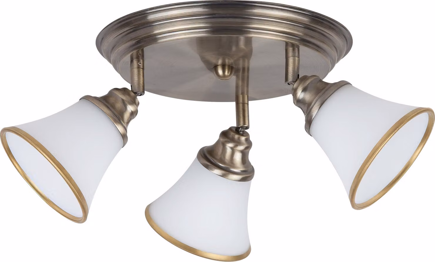 Lampada da soffitto classica E14 R50 3x40W colore marrone 6548 Grando Rabalux