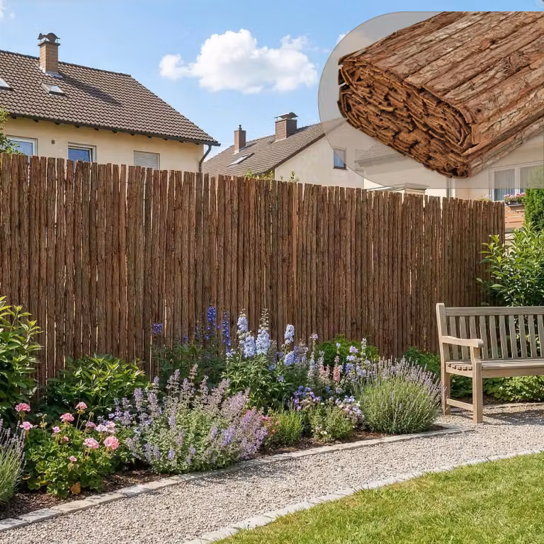 Stuoia di corteccia 'Zamora' per la privacy 160 x 300 cm