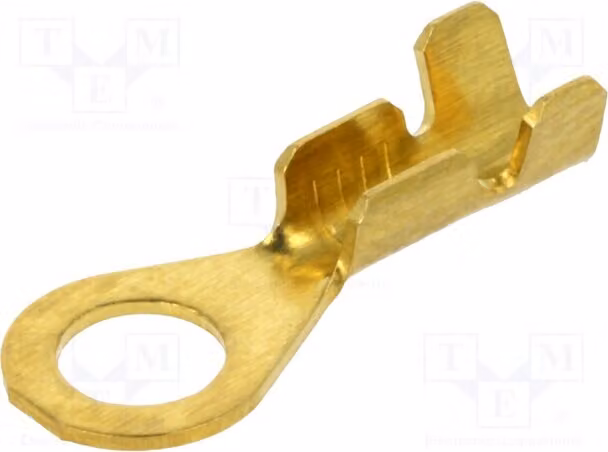 10 connettori a crimpare: anello M4, per cavi isolati BM 91104, sezione 0,5÷1 mm²