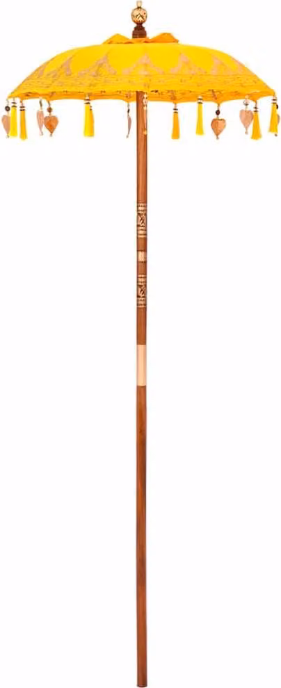 Ombrellone balinese giallo (90-100) x 260 cm