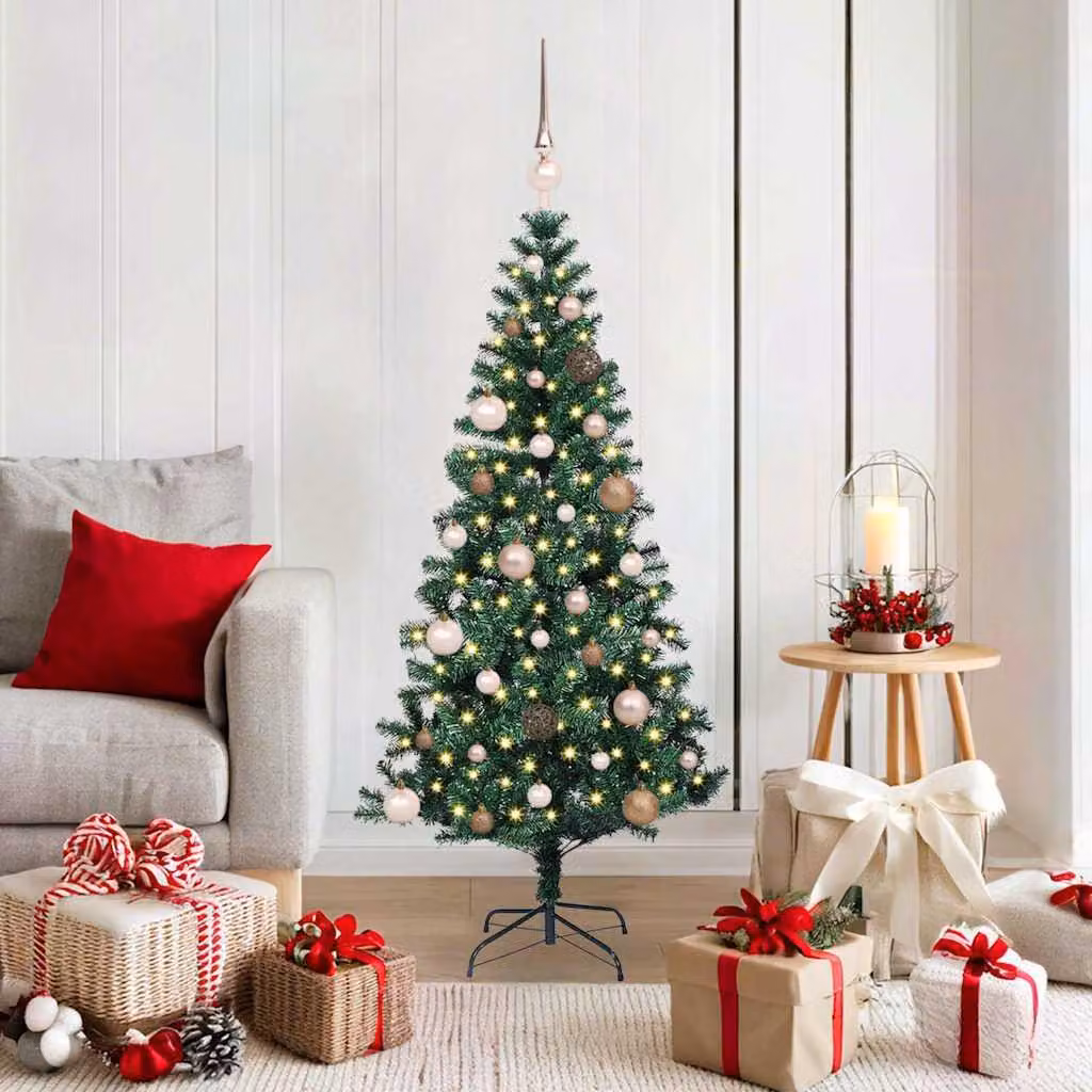 Maison Exclusive - Albero di Natale artificiale illuminato, verde, 150 cm