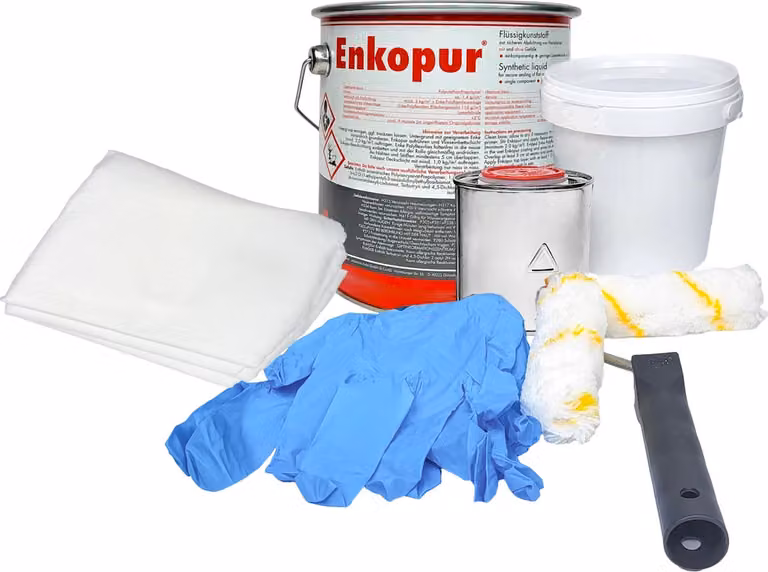 Enke Enkopur mini starter kit impermeabilizzazione tetti Kit impermeabilizzazione tetti con 9 parti
