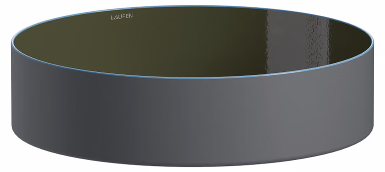 LAUFEN TRICOLOR Cuvette de lavabo, ronde, sans trou pour robinet, sans trop-plein, 400x400x114mm, H512TC4T981121, H512TC4T981121