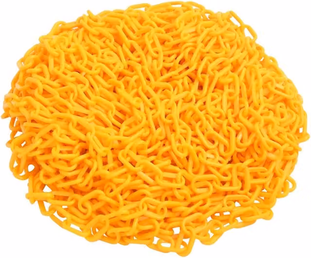 Catena Segnaletica Gialla 100 m Ø8 mm in Plastica 150940