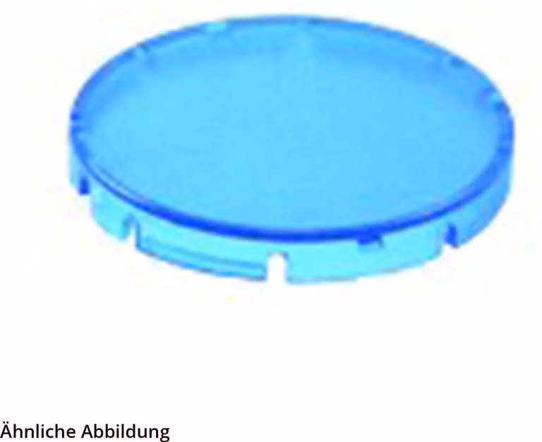 Georg Schlegel Cappuccio pulsante, piatto trasparente Colore blu Versione scrivibile e illuminabile - 1 pezzo