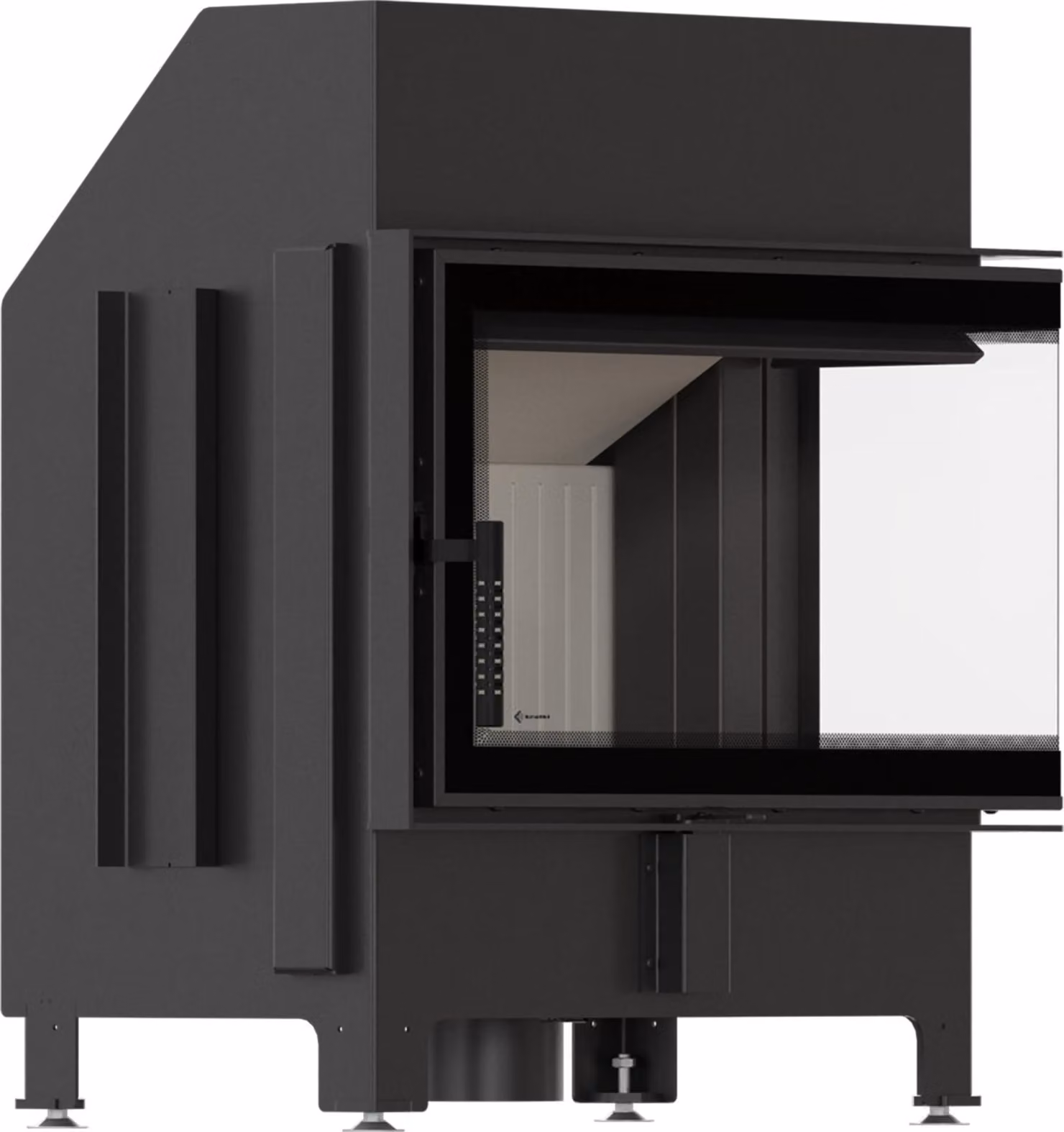 Camino KRATKI ZIBI ECO 9,9 kW Ø 180 rettangolare
