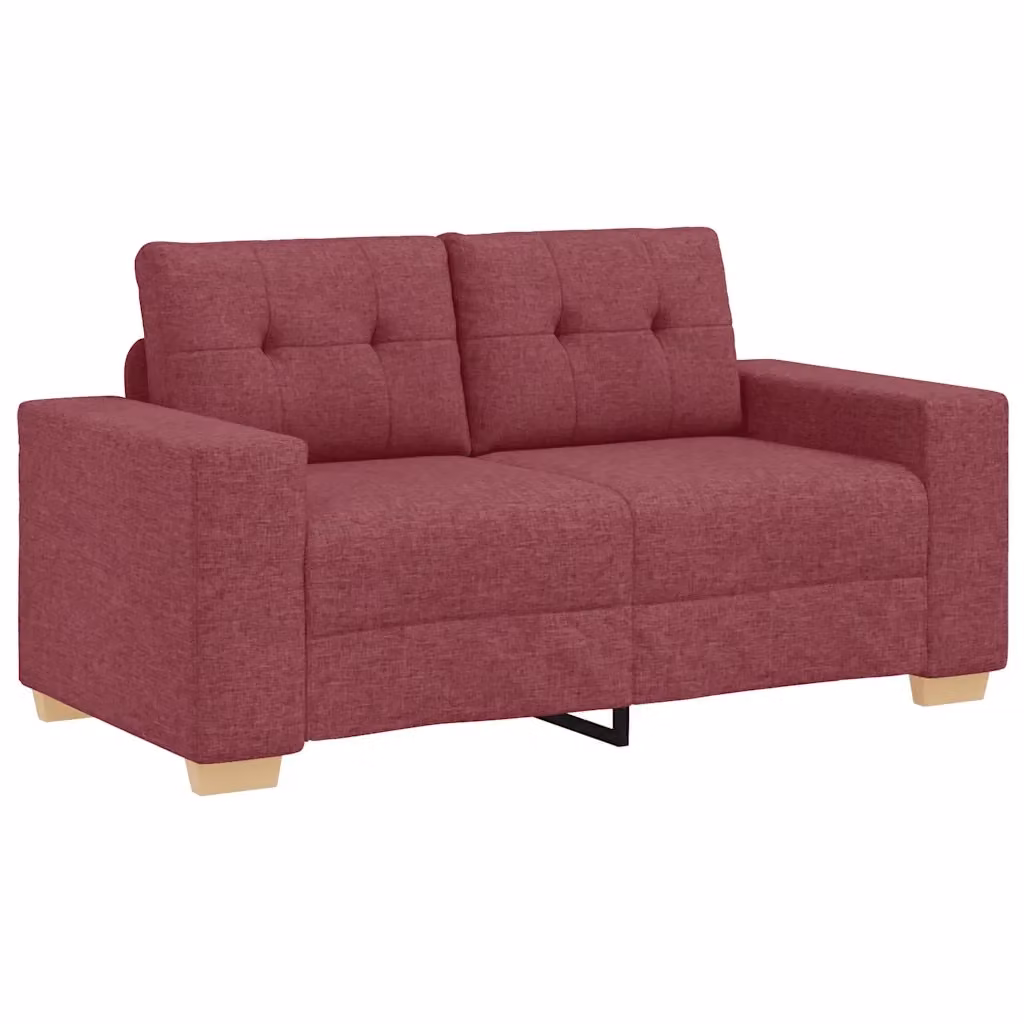 Divanetto moderno vidaXL rosso L: 160 cm, P: 77 cm, H: 82 cm – 2