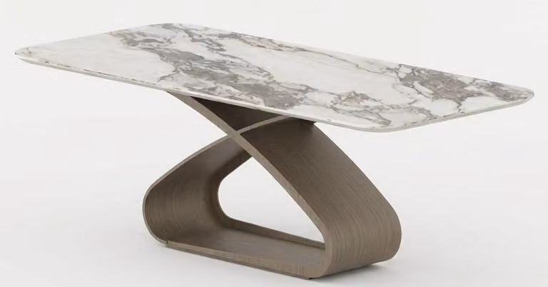 Tavolo da pranzo, stile moderno, bianco, comodo, pratico, confortevole, rettangolare