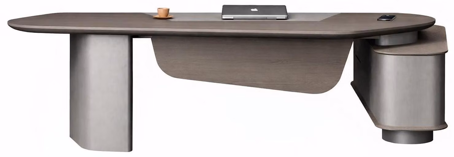 Scrivania da ufficio elegante, dal design moderno e con ampio spazio di archiviazione
