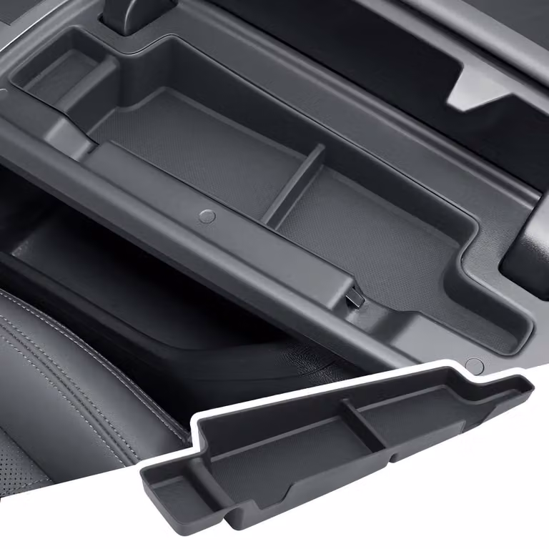 Contenitore portaoggetti per la console centrale, compatibile con BMW X1 U11, modelli 2023 e 2024, realizzato in TPE