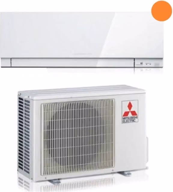 Condizionatore Mitsubishi Electric Kirigamine Zen White MSZ-EF25VGKW con Wi-Fi integrato e classe energetica A+++