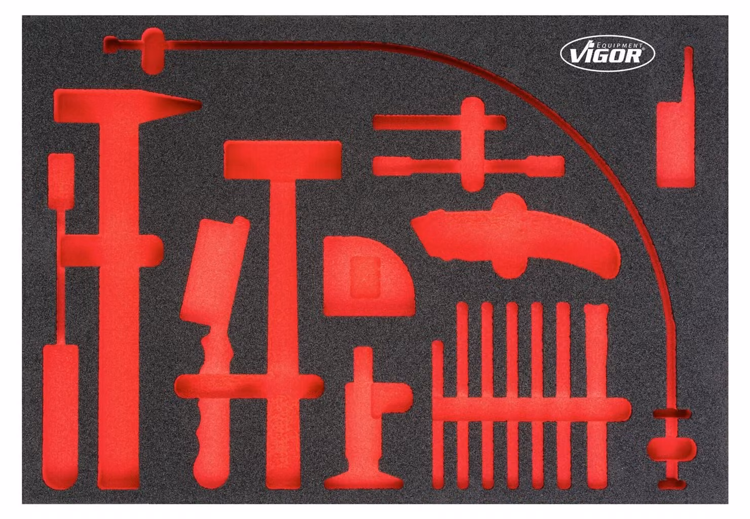 VIGOR V4510 Vaschetta in schiuma morbida ∙ vuota