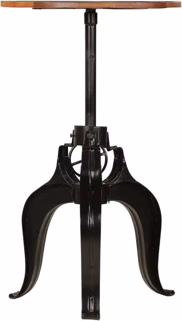 Tavolo da Bar in Legno Massello di Recupero 60x(76-110) cm 245267