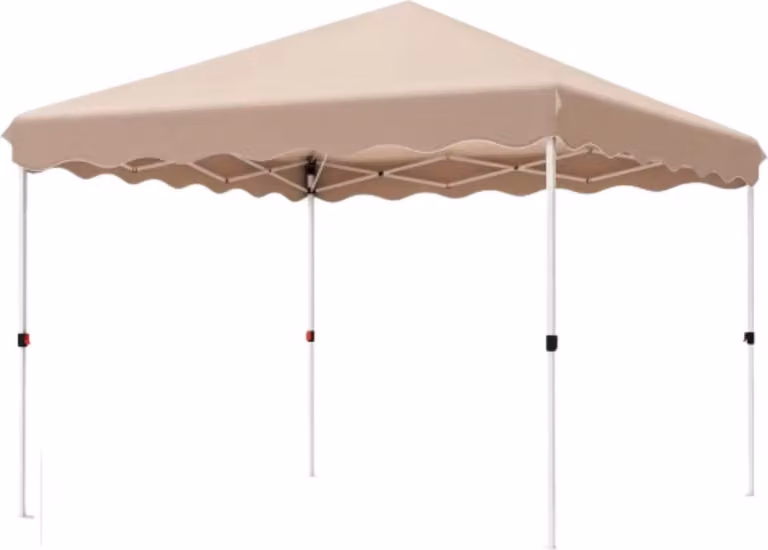 Fioren, gazebo pop-up – 3x3 metri – Impermeabile e protezione UV 50+ – Include sacchetti di sabbia e borsa per il trasporto – Beige – Ideale per giardino, terrazza ed eventi all'aperto