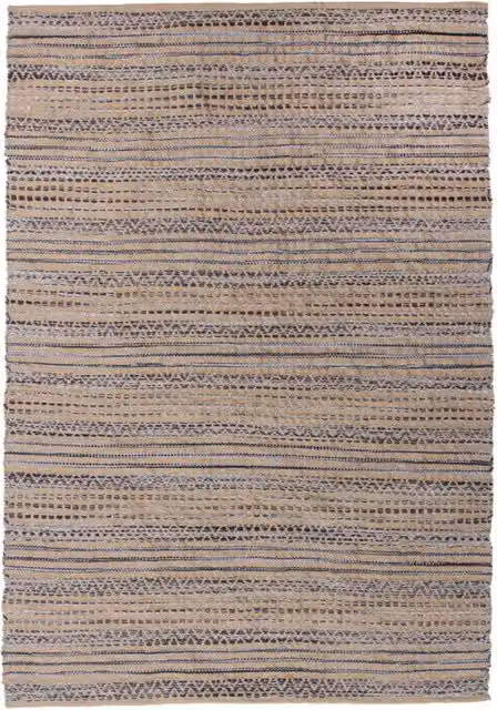 Tappeto Sienna 700 KENDRA HOME in Juta e Cotone Grigio e Beige L: 160 cm, P: 230 cm – 1