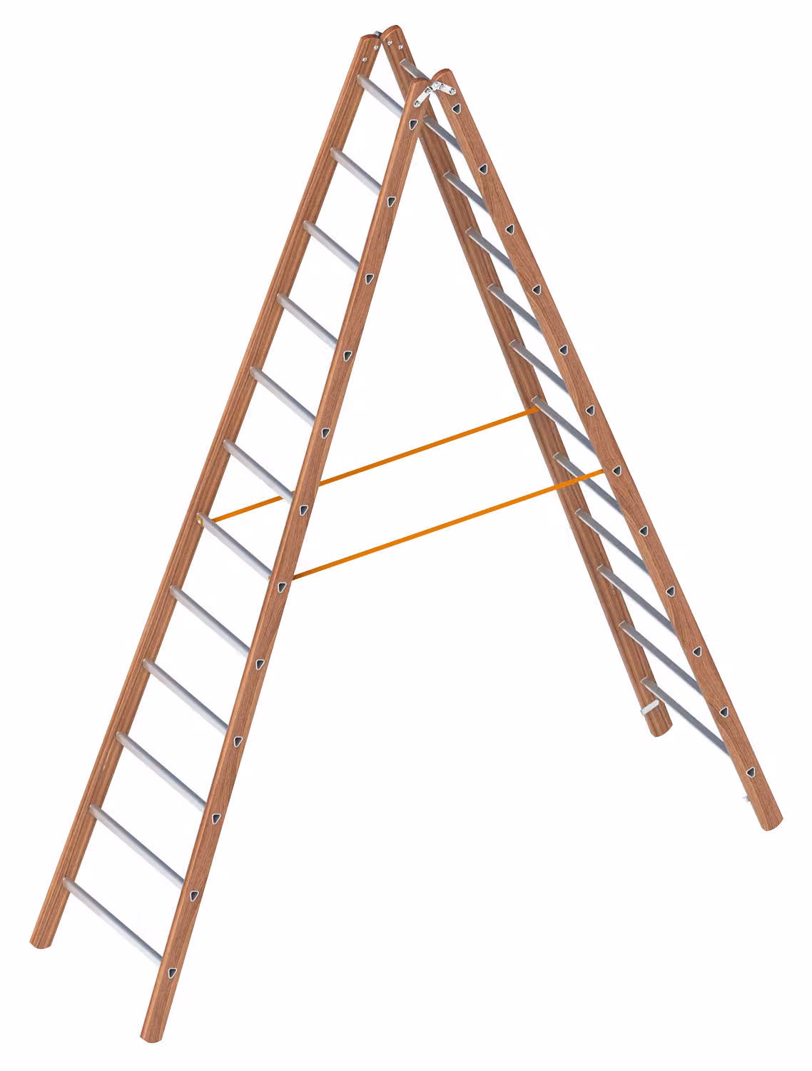 Layher Verbundstehleiter 1028 12 Sprossen