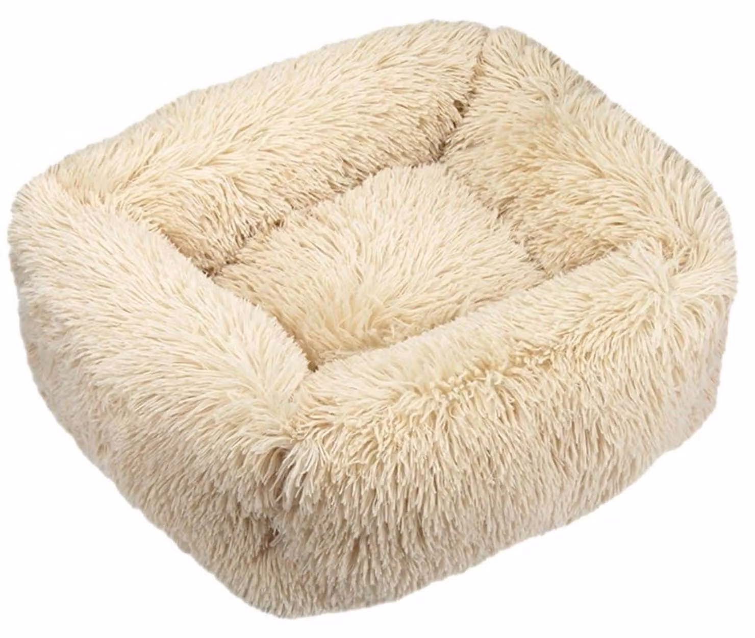 Cuccia ortopedica per cani, rettangolare, imbottita, effetto nuvola, cuscino per cani e gatti, lavabile, base antiscivolo e impermeabile, colore marrone, taglia XXL, 110x90 cm