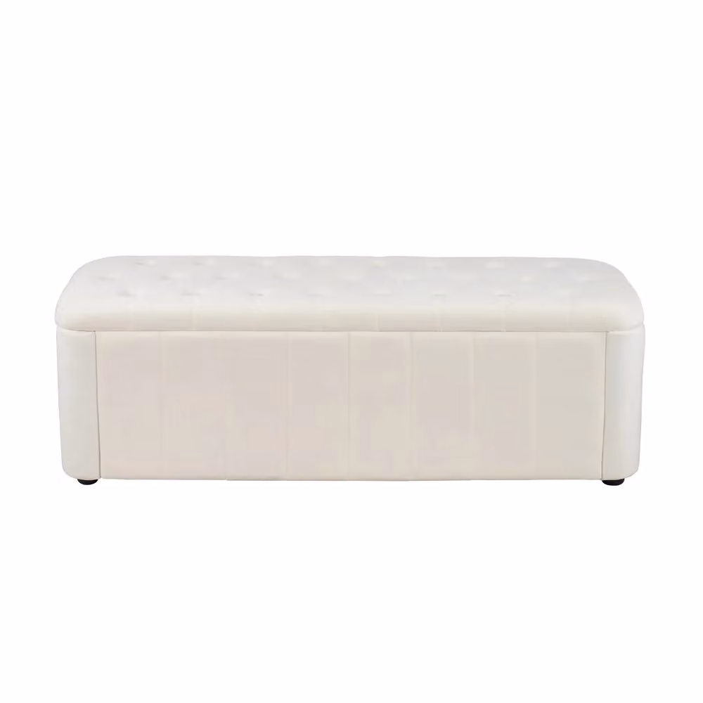 Panca imbottita in velluto con contenitore Minimal Grigio scuro per soggiorno, camera da letto o corridoio – 2