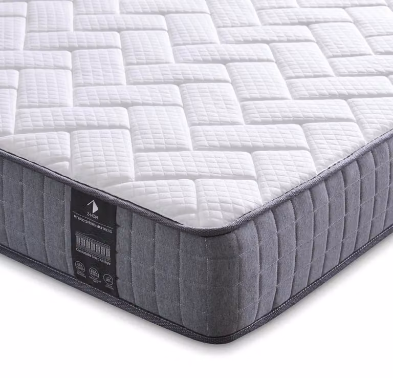 Materasso a molle insacchettate, 90x200 cm, 20 cm di altezza, supporto medio, traspirante