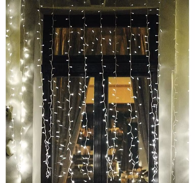 Catena luminosa a LED per uso esterno, lunghezza 2 metri