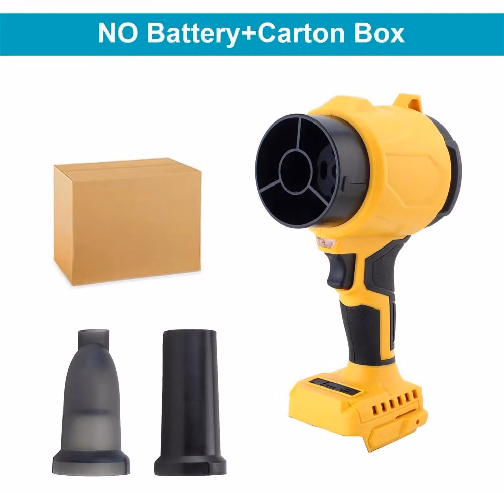 Ventilatore turbo elettrico - Modello H28 - Motore brushless - Alta pressione - 300.000 giri/min - 400 m/s - 4000 W - Senza batteria e caricabatterie