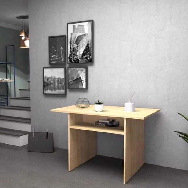 Tavolo consolle ripiegabile IKEBANA EFFEZ colore rovere, L 120 x P 40 x H 76 cm