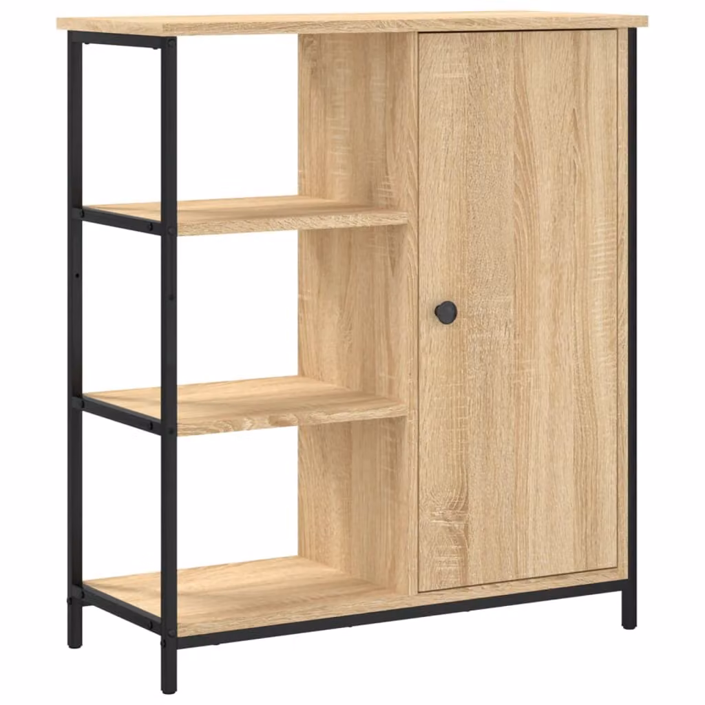 Credenza Rovere Sonoma 70x30x80 cm Legno ingegnerizzato