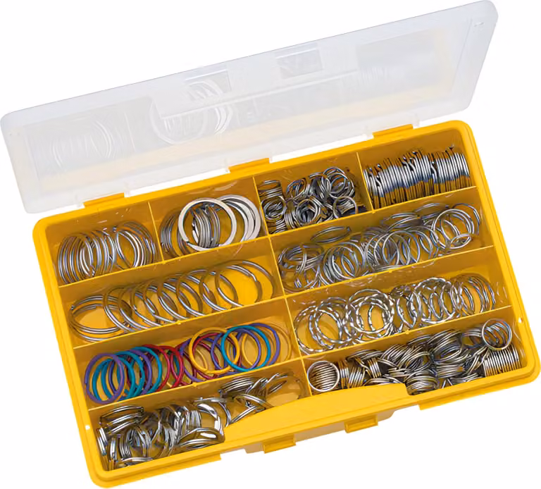 WEDO Metall-Schlsselringe, 300er Sortimentskasten