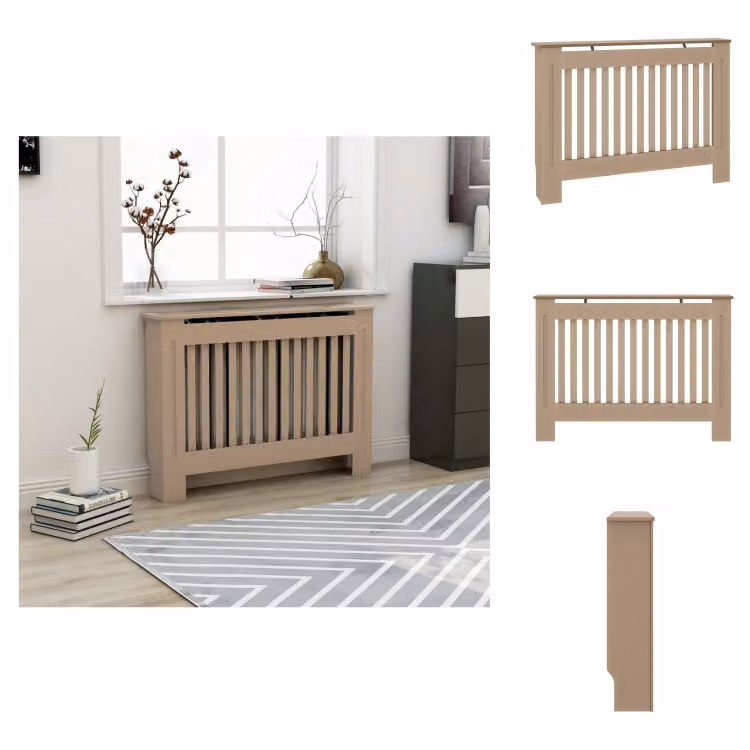 vidaXL Pannelli per radiatori 112x19x81 cm MDF - Accessori per radiatori