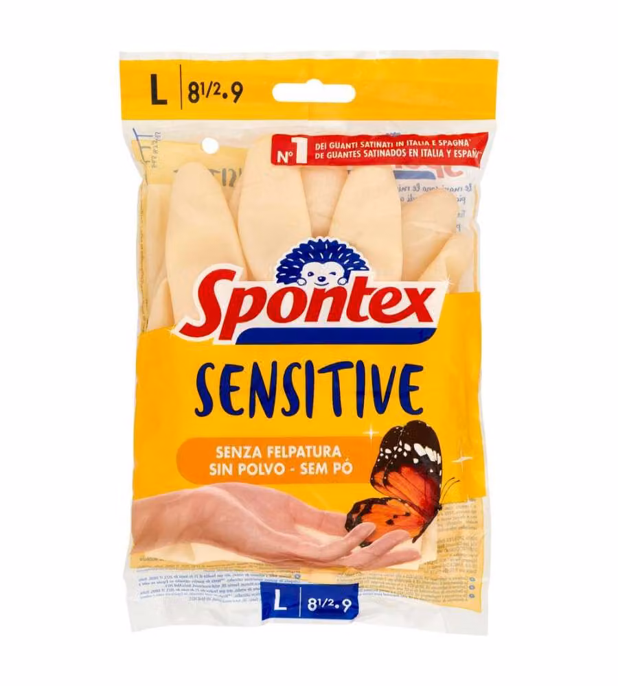 Spontex Guanti Casalinghi Sensitive Taglia L
