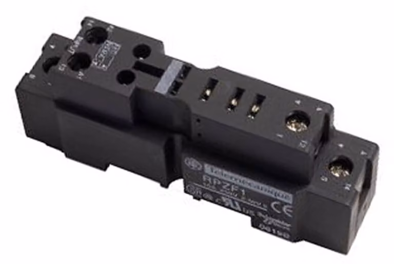 Base a innesto Schneider Electric per relè di potenza RPM1, disposizione combinata, morsetto a vite RPZF1