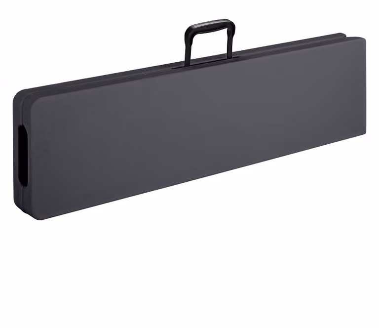 Set di 2 panche per birra in plastica antracite 180 cm