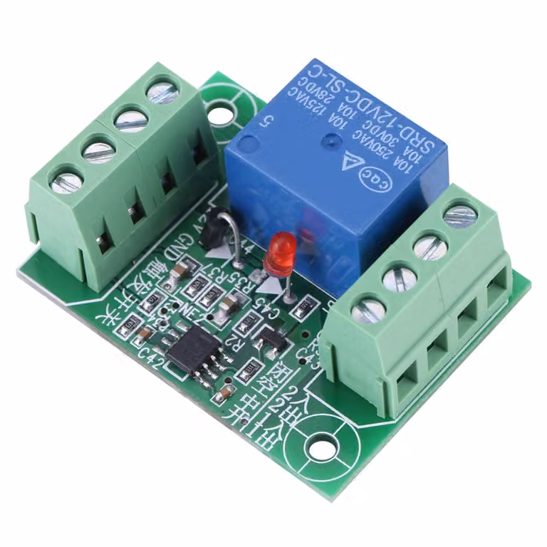 Modulo di controllo relè di commutazione bistabile monocanale DC 12V