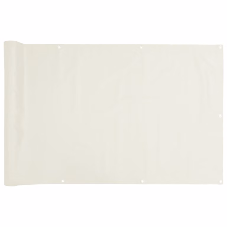 Paravento da Balcone Bianco 800x120 cm in PVC
