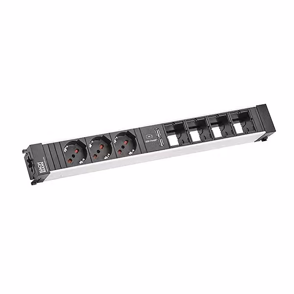 BACHMANN CONF 3xP40 Caricatore USB 4xCM, GST18 Italia