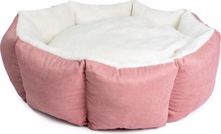 Cuccia per cani Duvo+ Hexa Velvet rosa, taglia: XL