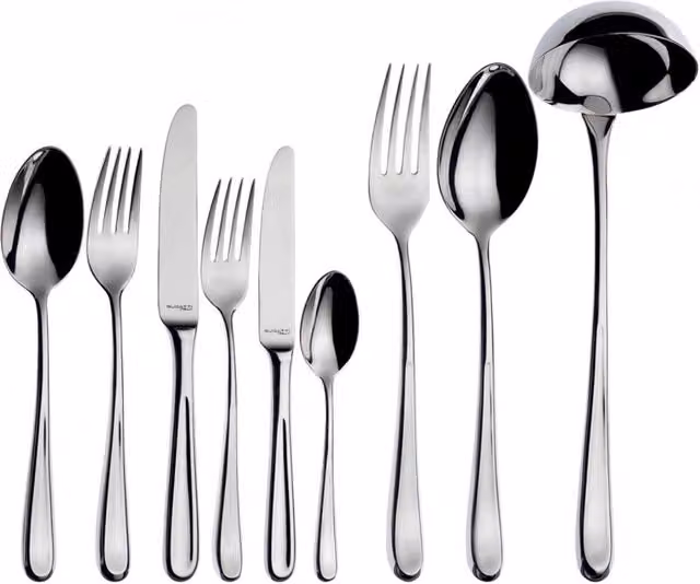 Set di posate Casa Bugatti Futura in acciaio inossidabile argentato, 75 pezzi con scatola Gallery – 1