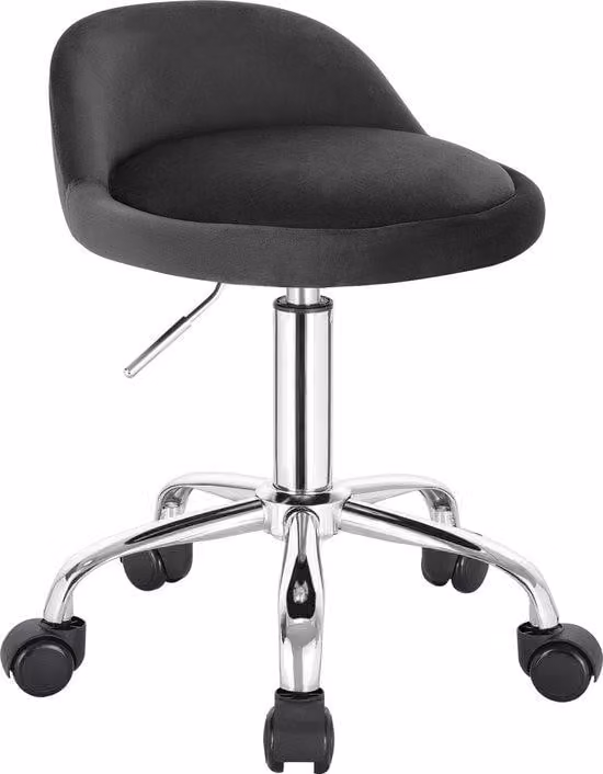 Scrivania ergonomica - Colore grigio scuro - Rotelle per spostarla facilmente - Scrivania che favorisce la creatività e la concentrazione - Regolazione in altezza per un comfort ottimale - Scrivania per l'ufficio e l'home office