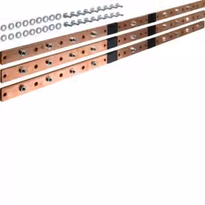 Guida in rame, universale, 40x10 mm (1 set = 3 pezzi)