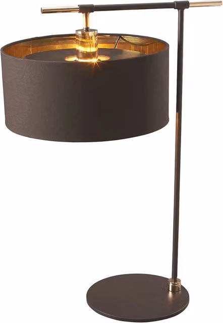 Lampada Da Scrivania Contemporanea Balance Acciaio Ottone Lucido 1 Luce E27