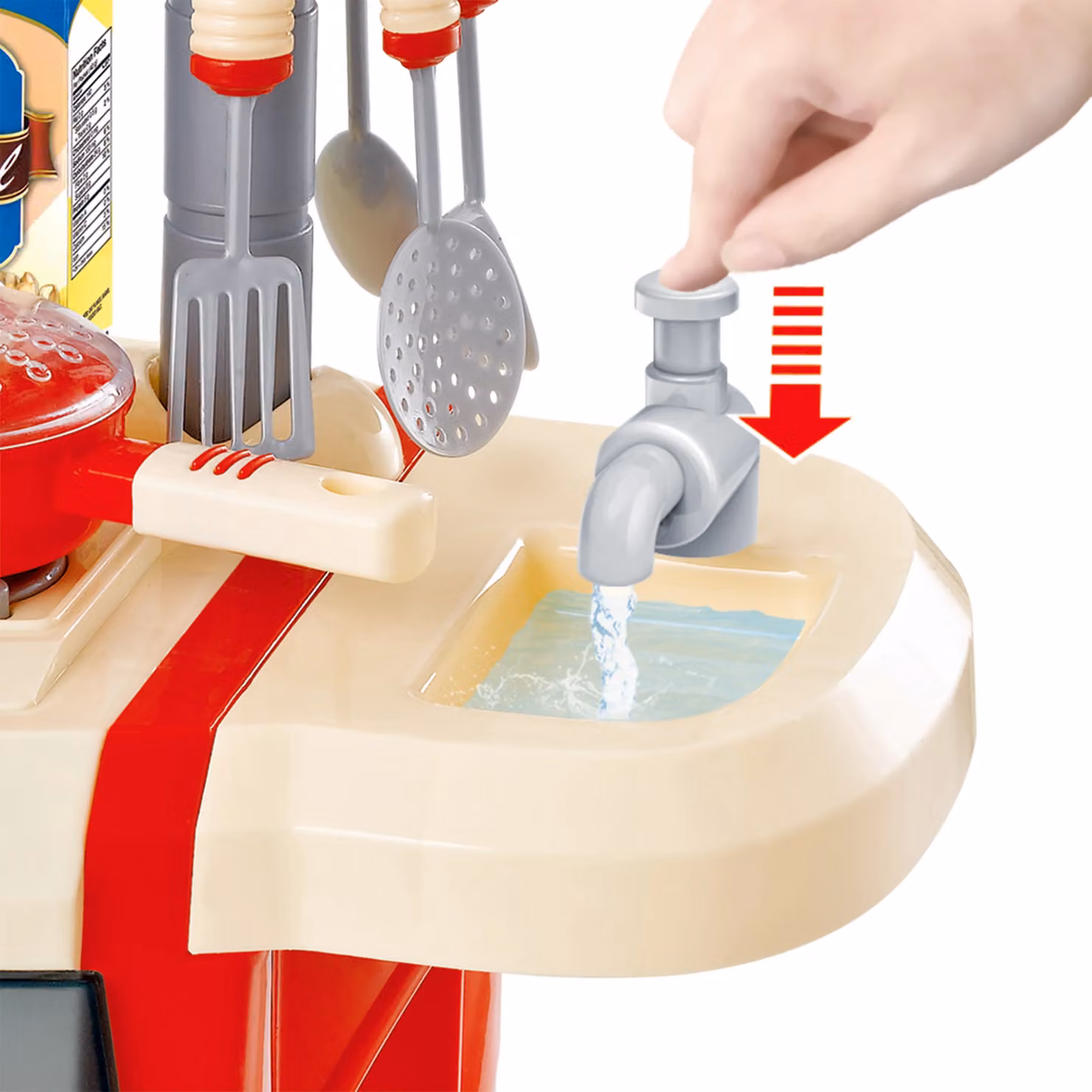 TU GIOCHI Super Chef Cucina Giocattolo con Suoni, Luci e 24 Accessori – 3