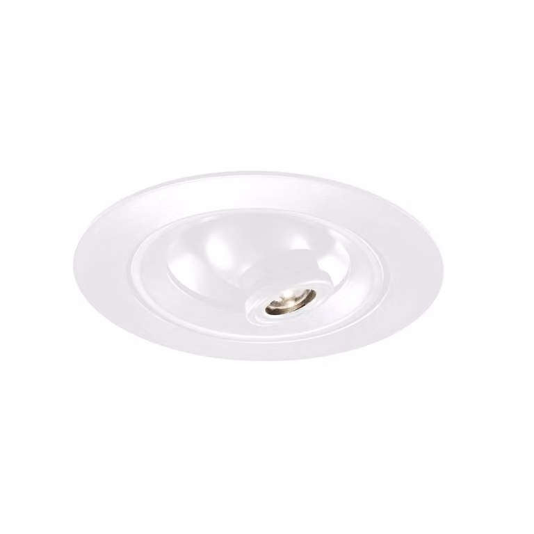 Egger Licht EGG Faretto LED da incasso Riga Zooom, rotondo, bianco 2.700K dimmerabile, Bianco / Opale, Corridoio, Alluminio, Moderno, Downlight