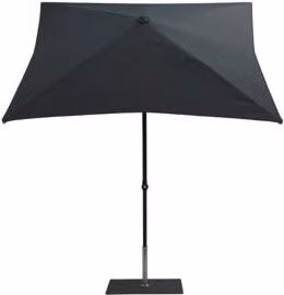Ombrellone a palo centrale Trend Made in Italy Q200x200 cm - Antracite