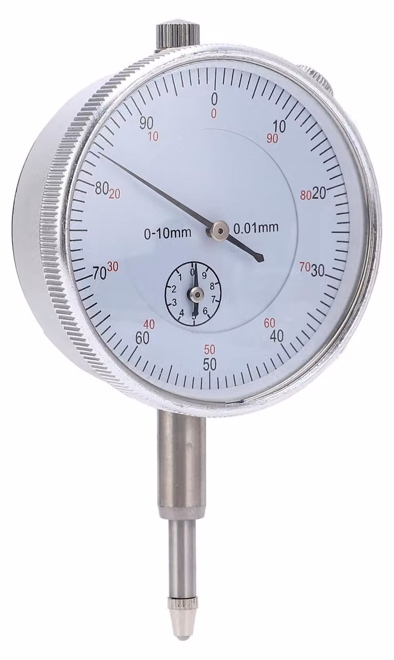 Cronometro di precisione, resistente all'usura - Comparatore meccanico - Elevata precisione - Acciaio inossidabile - Misurazioni precise - Coperchio