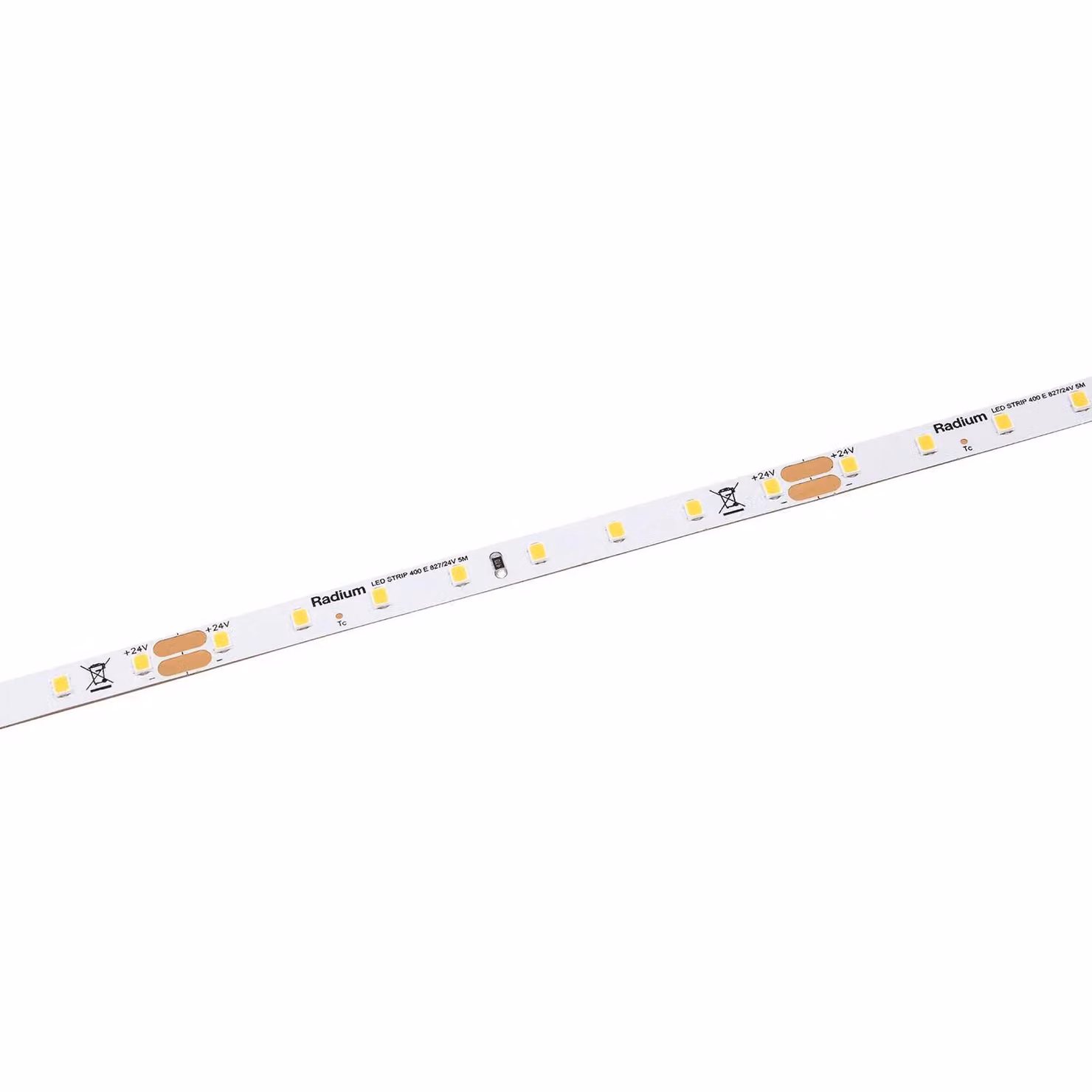 Radium Essence 500 Striscia LED, 5 m, 18W, 2.700K 500, dimmerabile, Bianco / Opale, Soggiorno / Sala da pranzo, Plastica