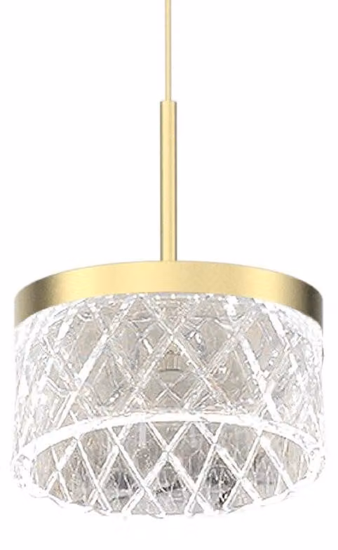 Lampada a sospensione ELEGANCE 9W LED oro 4000K