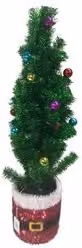 Albero di Natale addobbato Mercury Verde in PVC H 90 x D 27 cm