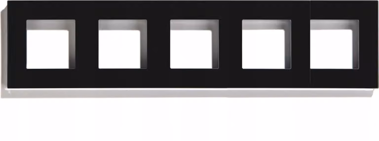 Telaio in vetro NERO a 5 pannelli per sistema RTX SH